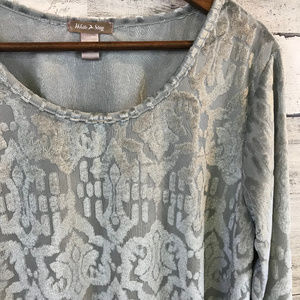 White Stag Silver Blouse [354b2]